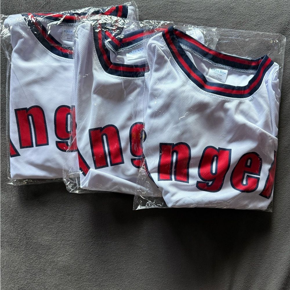 NWT LA Angels Throwback Long Sleeve XL Shirt Jersey Red White July 25 Giveaway - Picture 9 of 9